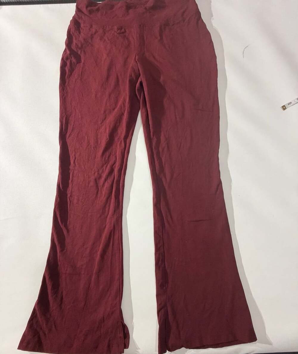 Wild Fable Womens XXL Burgundy Flare Leggings Pants Stretch Boho Lounge